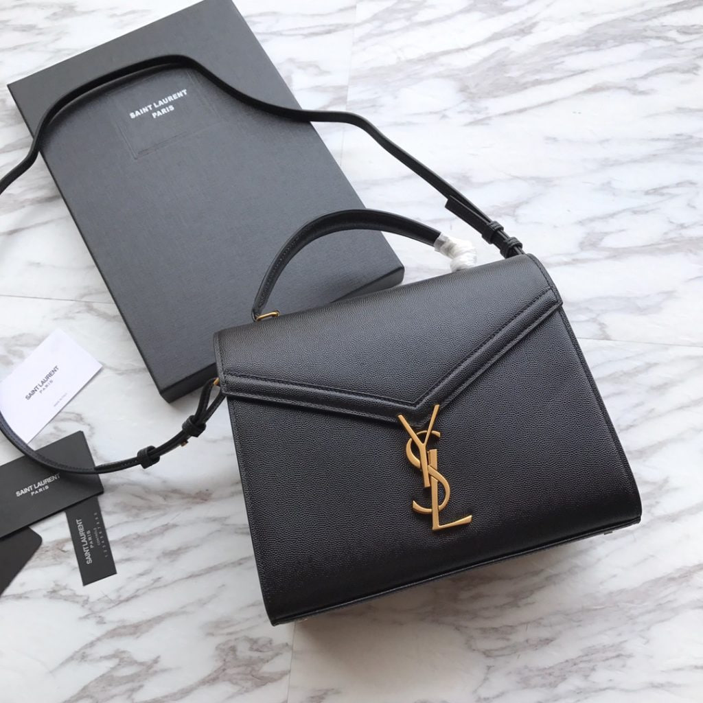 SAINT LAURENT CASSANDRA MINI TOP HANDLE BAG